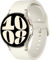 Часы Samsung Galaxy Watch 6 SM-R930NZEACIS 40мм, корпус золото белое, ремешок белый
